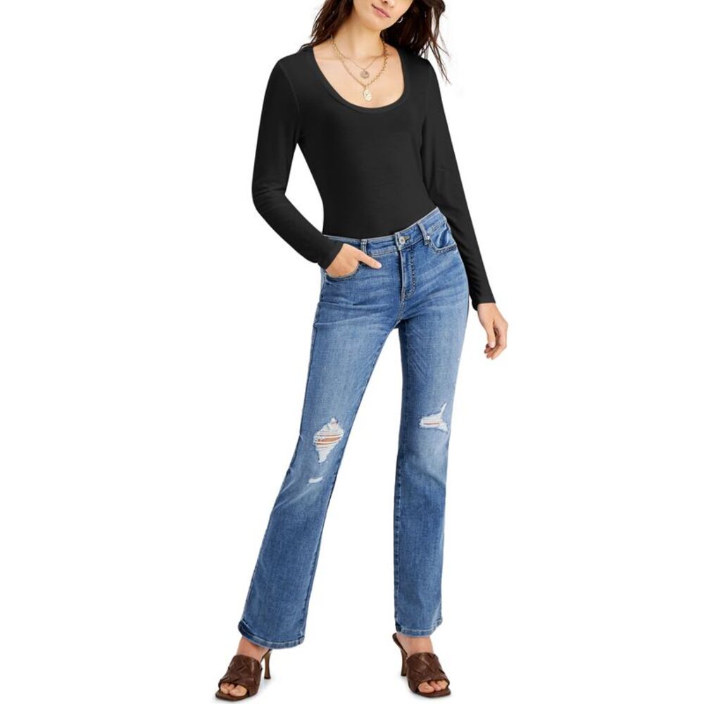 INC International Concepts International Concepts Womens Scoop Neck Top